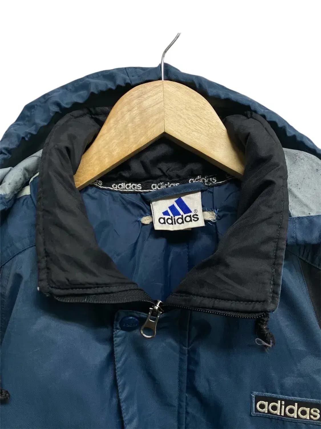 아디다스 블루 크롭 바람막이 자켓 XS 상품이미지6