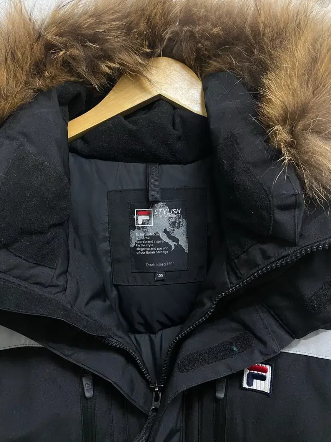 휠라 FILA 덕다운 패딩 XL 상품이미지4