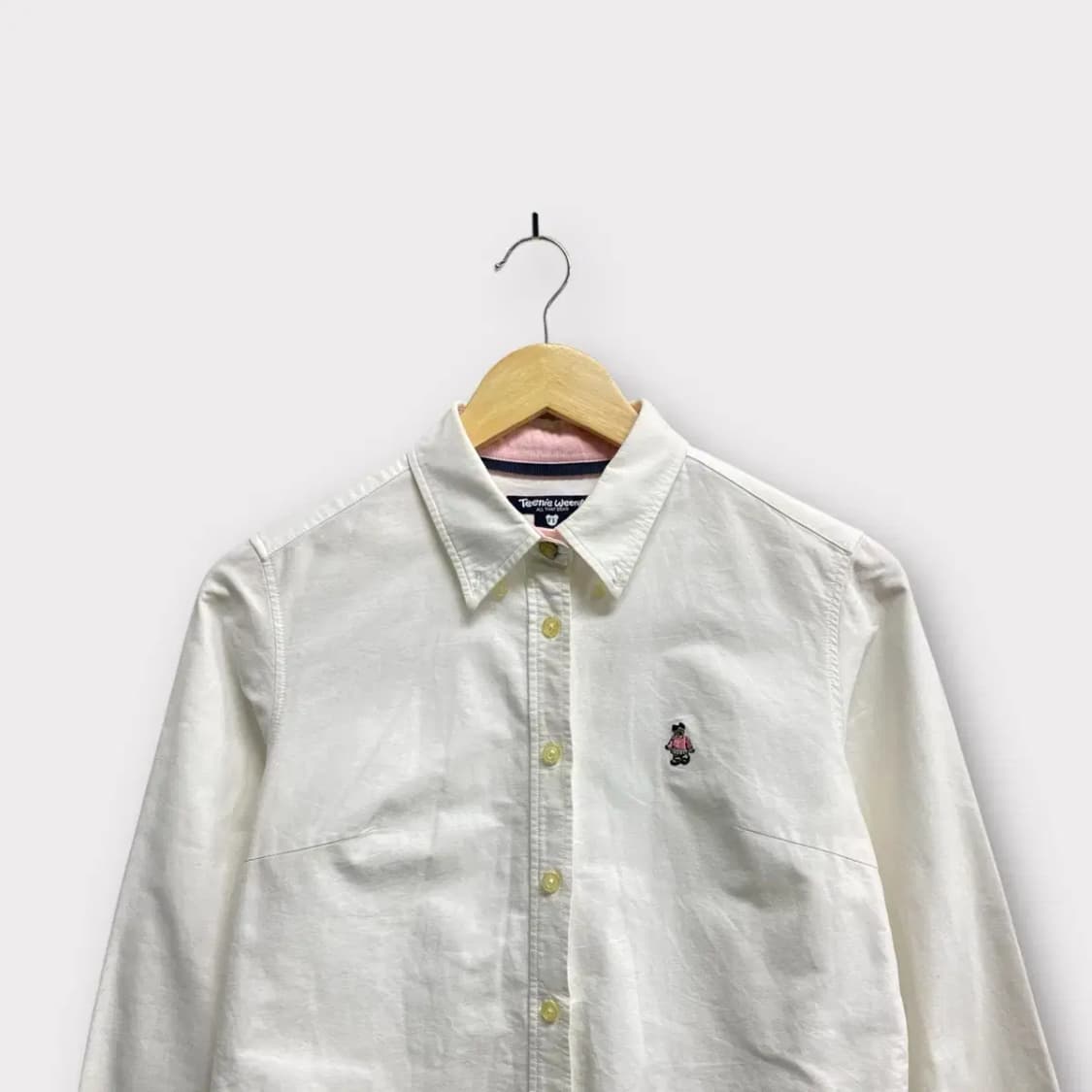 티니위니 화이트 코튼 남방 M-L 상품이미지2