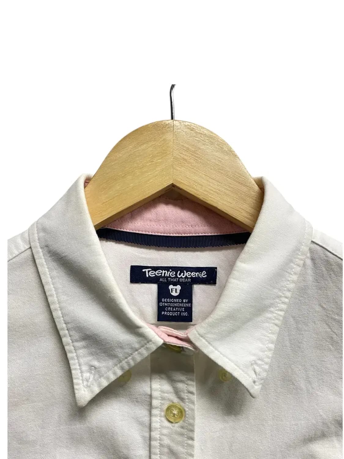 티니위니 화이트 코튼 남방 M-L 상품이미지5