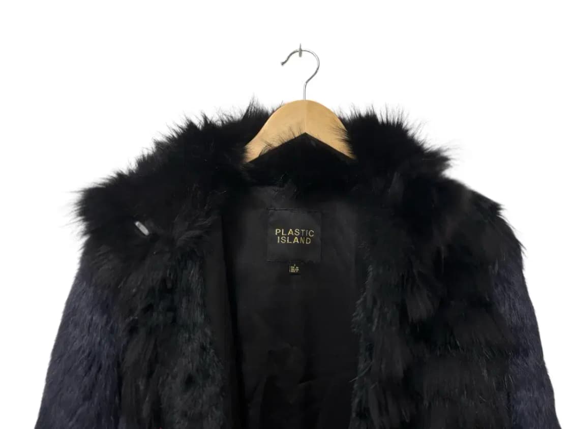 플라스틱아일랜드 토끼털 코트 S 상품이미지3