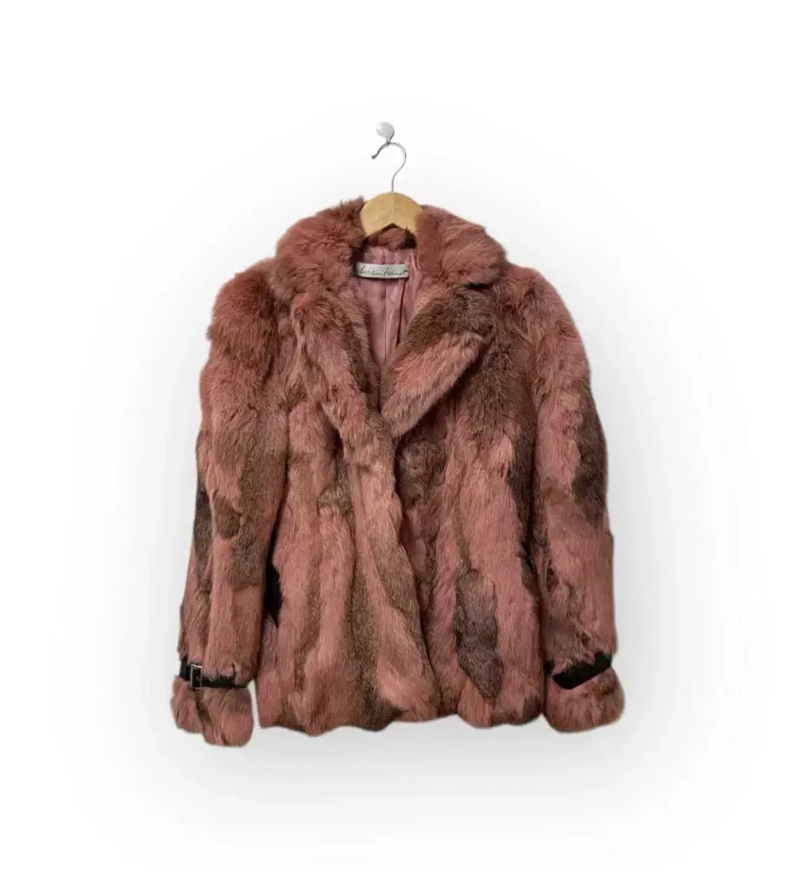 Madeline Firmet 핑크 퍼코트 S 상품이미지1