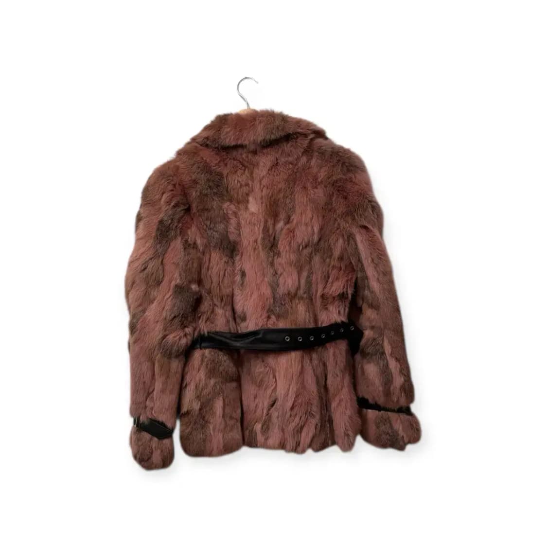 Madeline Firmet 핑크 퍼코트 S 상품이미지3