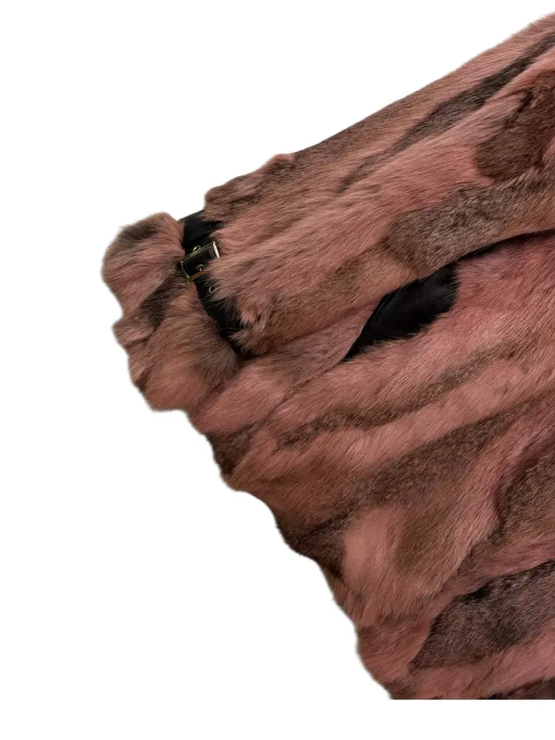 Madeline Firmet 핑크 퍼코트 S 상품이미지4