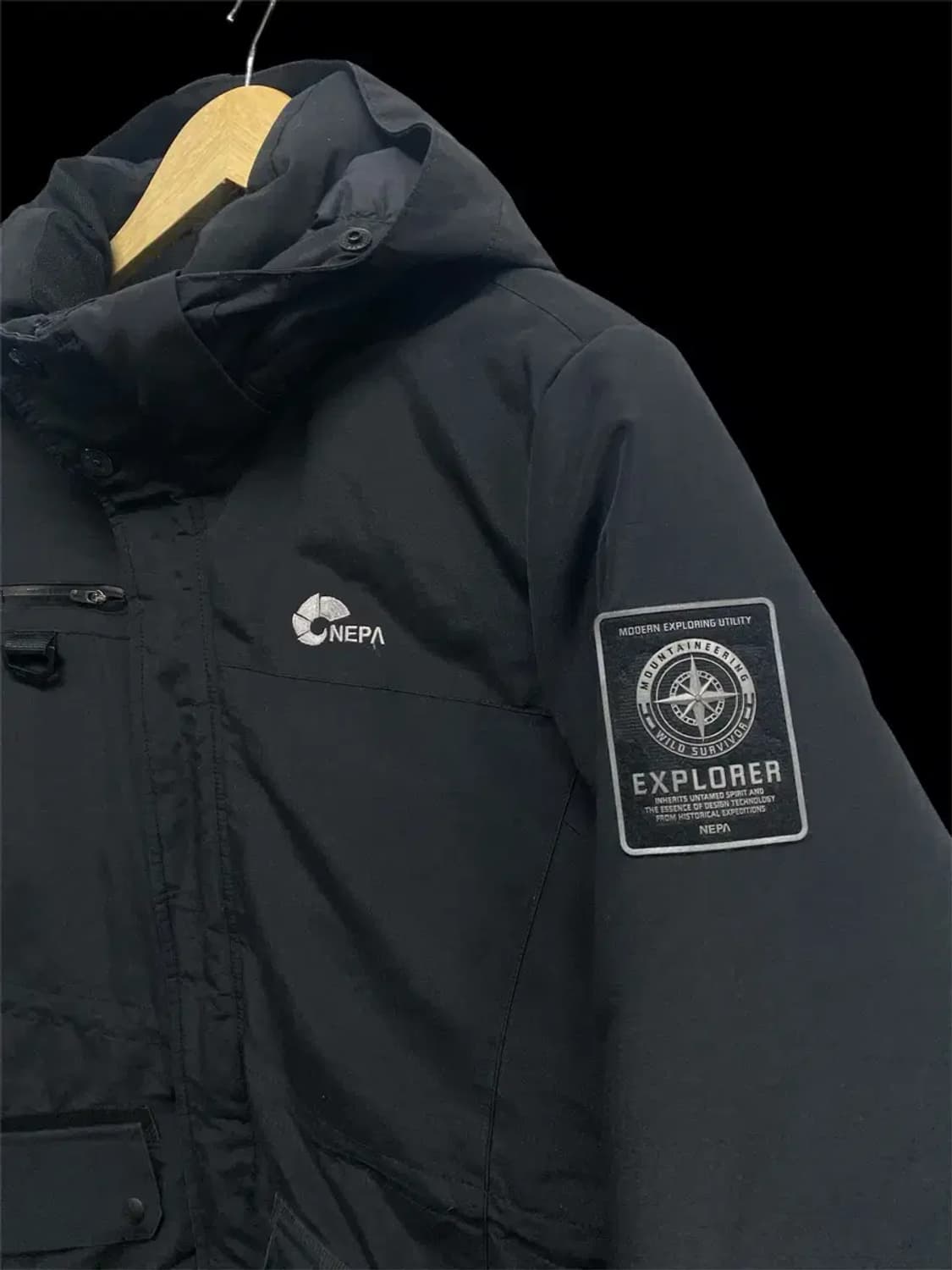 NEPA 네파 블랙 롱패딩 80 상품이미지3