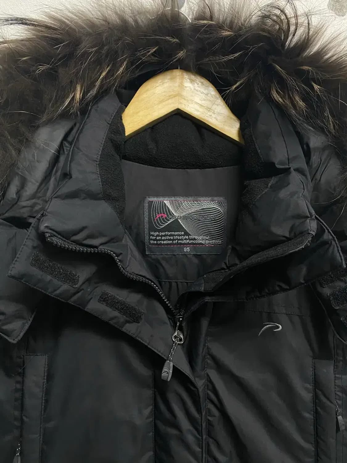 프로월드컵 라쿤털 덕다운 패딩 M 상품이미지5