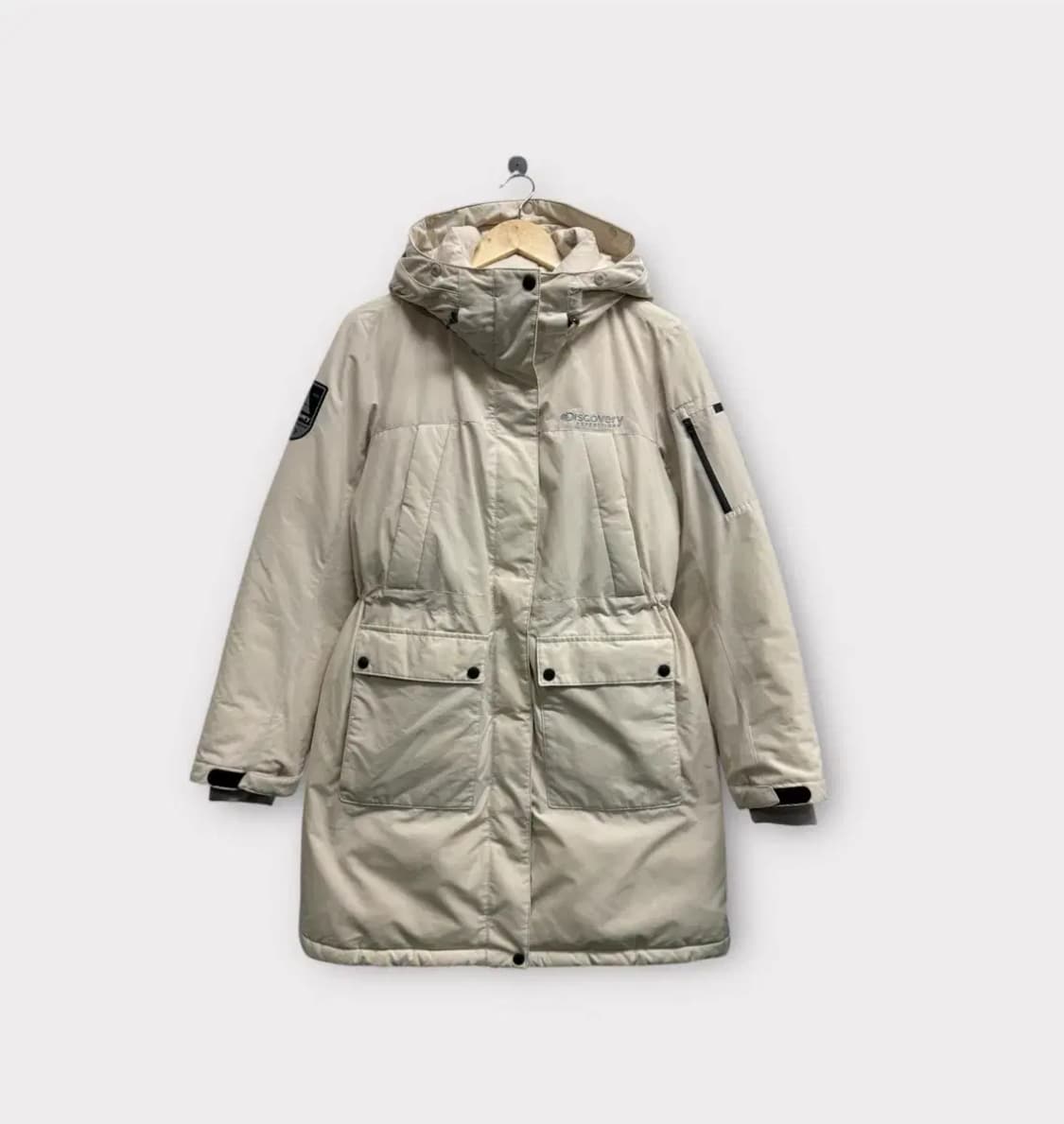 디스커버리 익스페디션 아이보리 롱패딩 95 상품이미지1
