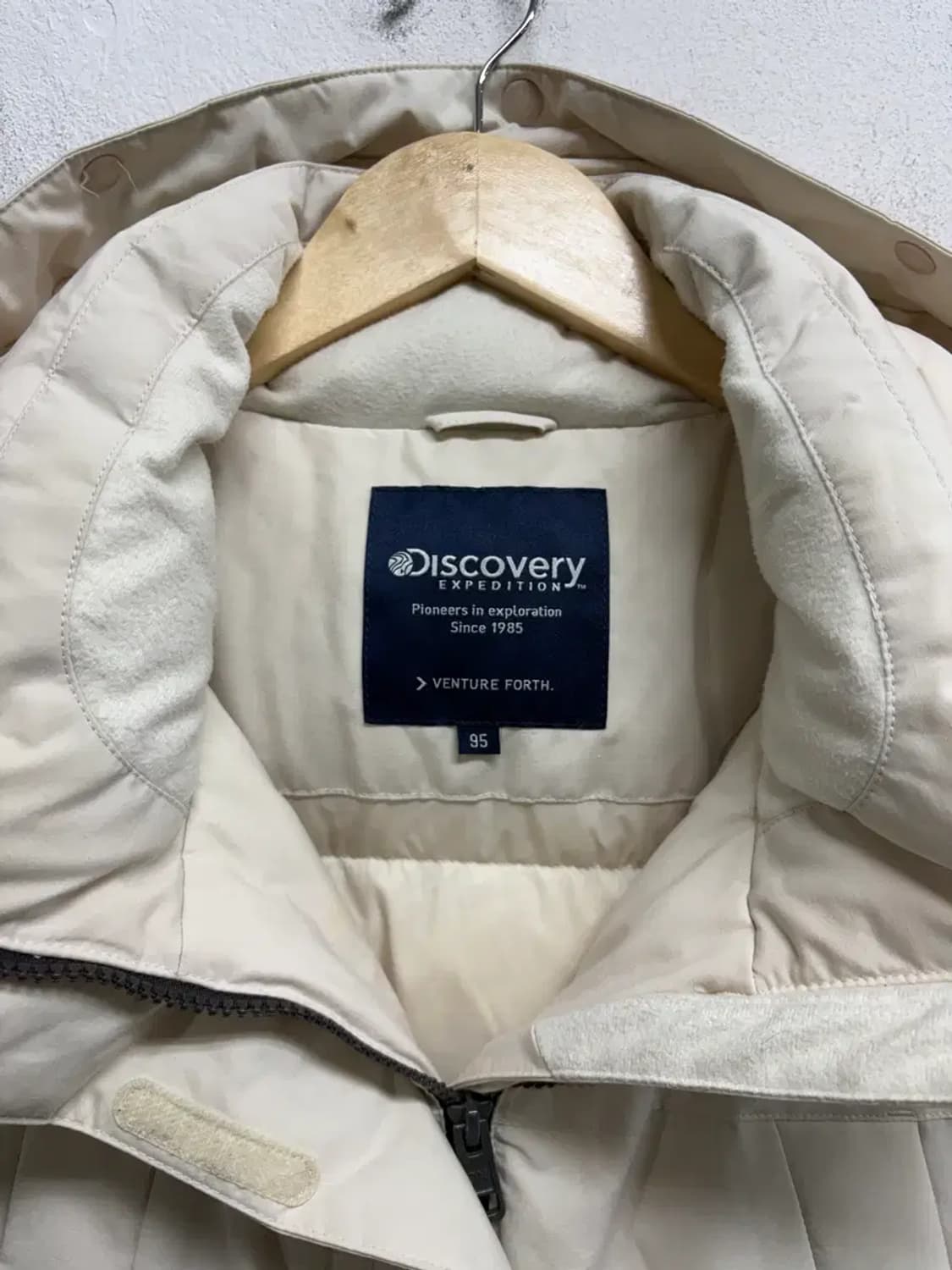 디스커버리 익스페디션 아이보리 롱패딩 95 상품이미지5