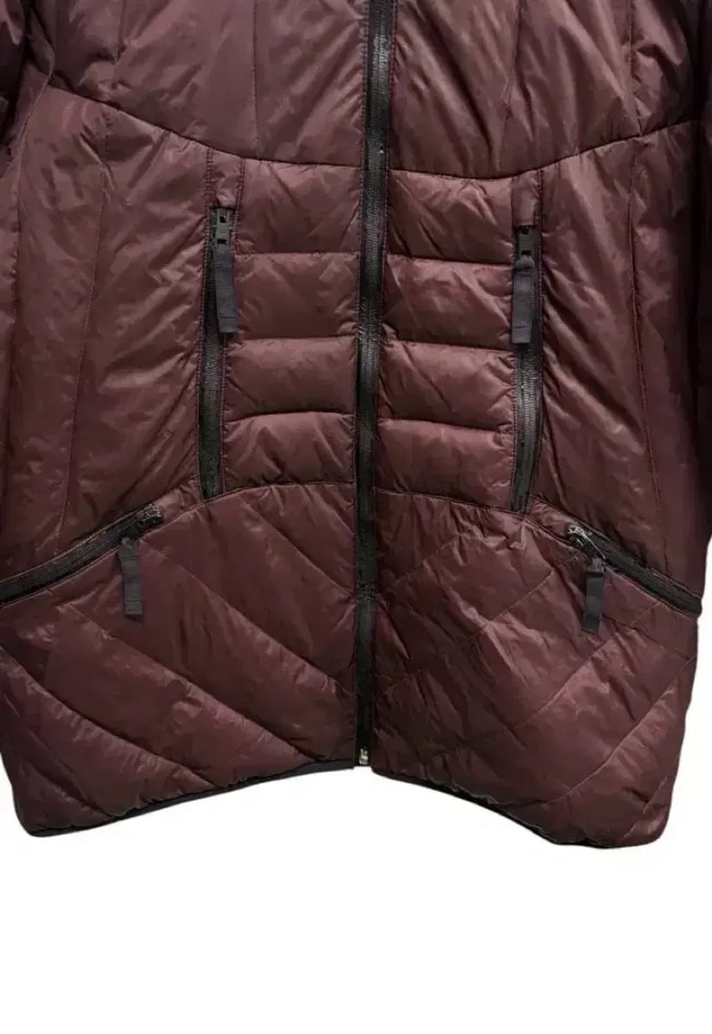 폴스미스 버건디색 다운패딩 M 상품이미지5