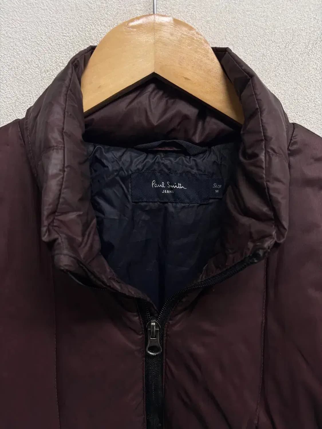 폴스미스 버건디색 다운패딩 M 상품이미지7