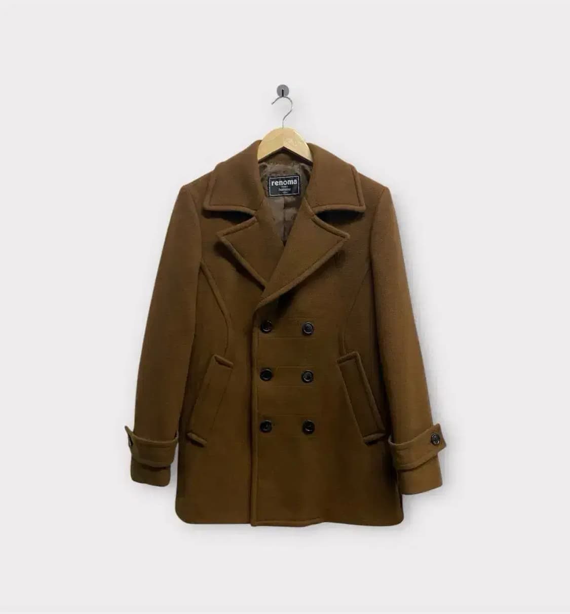 레노마옴므 울 카멜 코트 95 상품이미지1