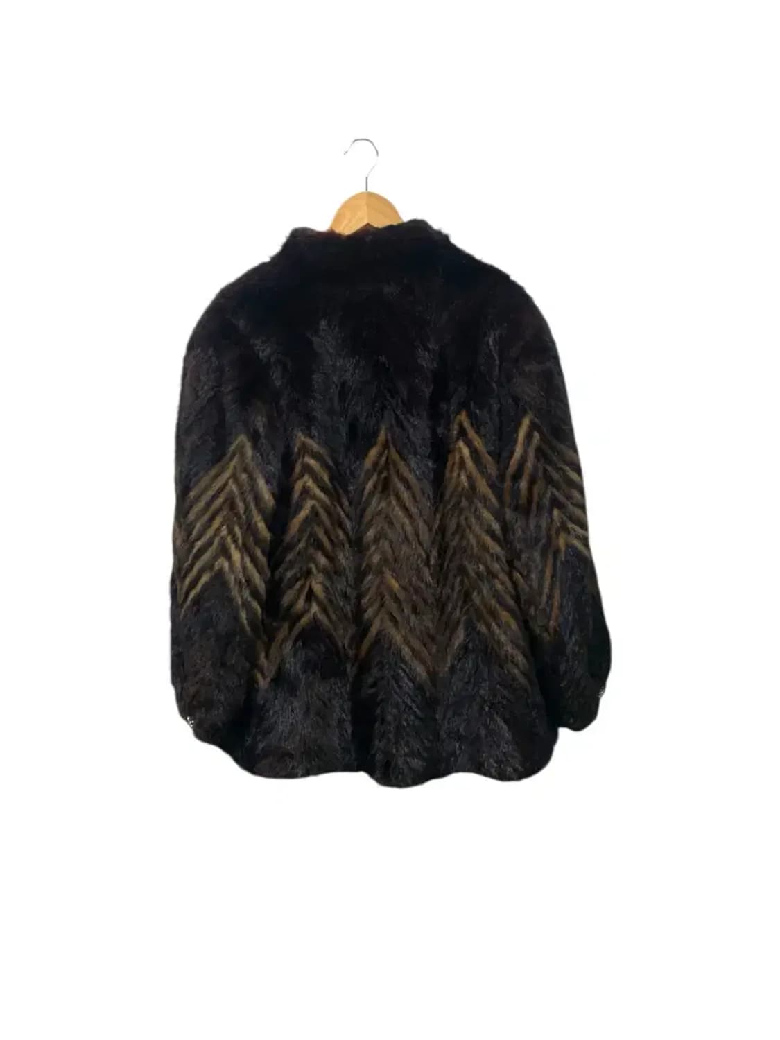 지그재그 무늬 밍크코트 free 상품이미지5