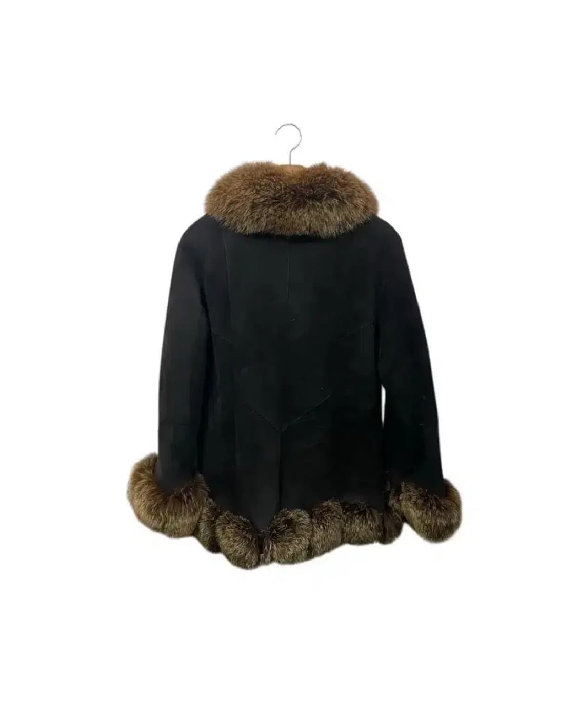 빈티지 양가죽 브라운 무스탕 점퍼 M 상품이미지3