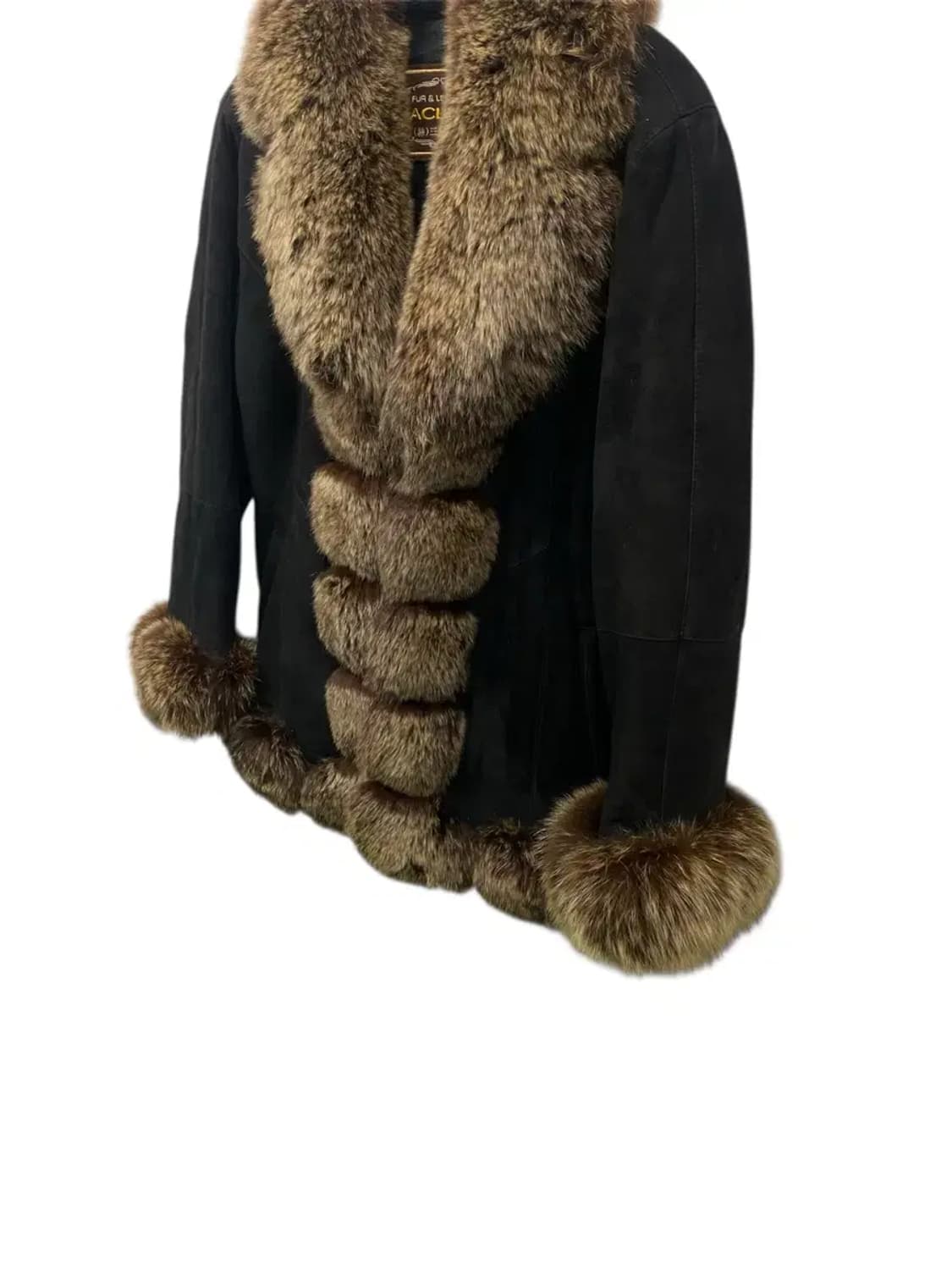 빈티지 양가죽 브라운 무스탕 점퍼 M 상품이미지5