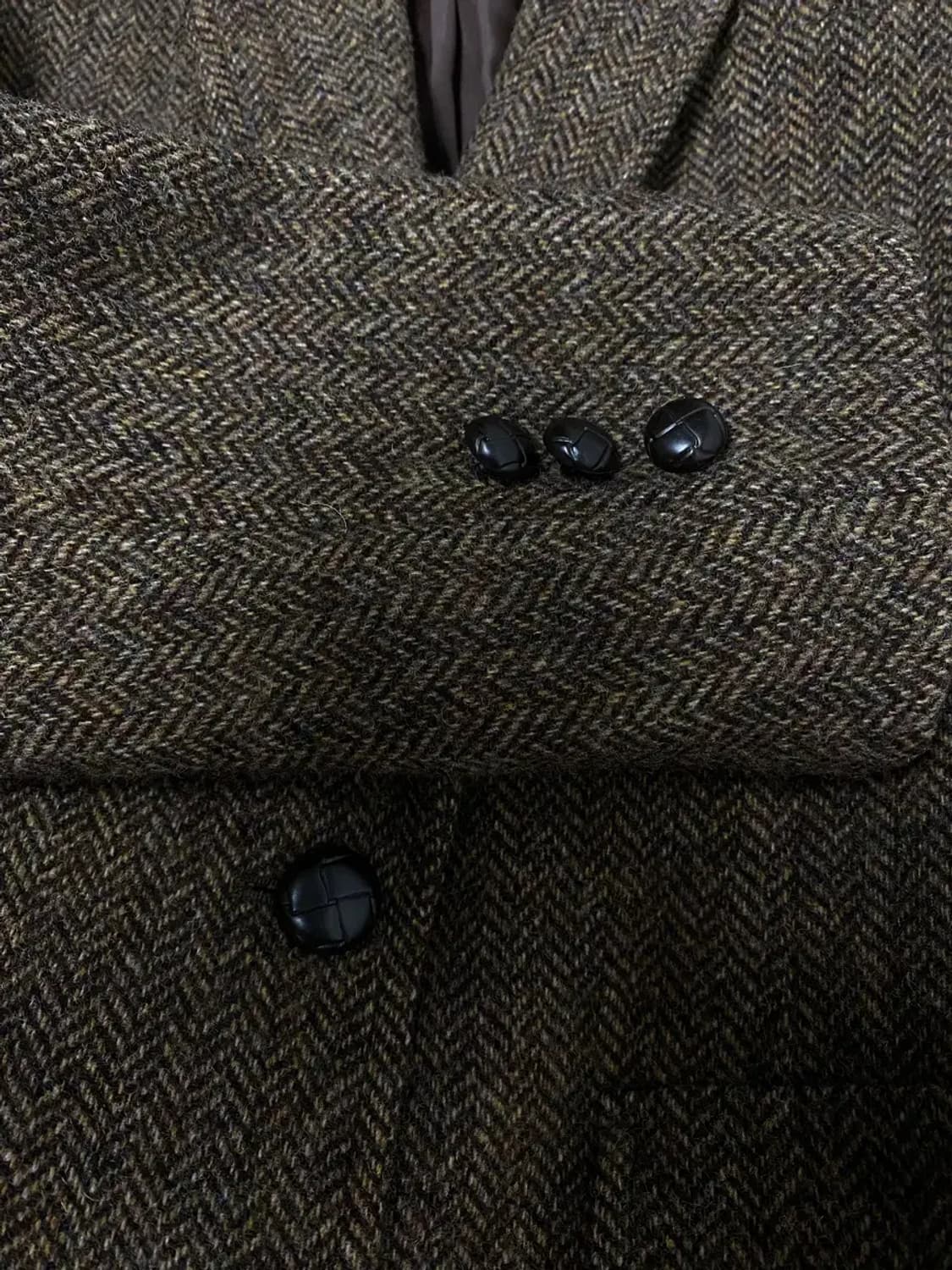 BCBG 브라운 헤링본 울 재킷 XS-S 상품이미지3