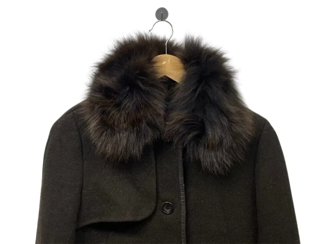 헤지스 우먼 여우털 울코트 85 상품이미지2