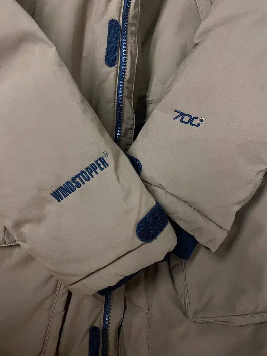 아이더 Eider 브라운 구스다운 패딩 S 상품이미지5