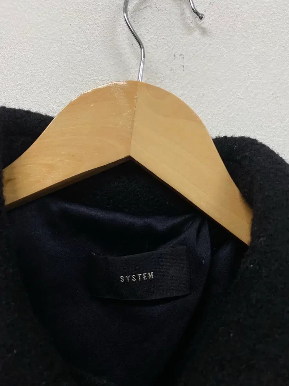 시스템 모직 부클코트 M 상품이미지4