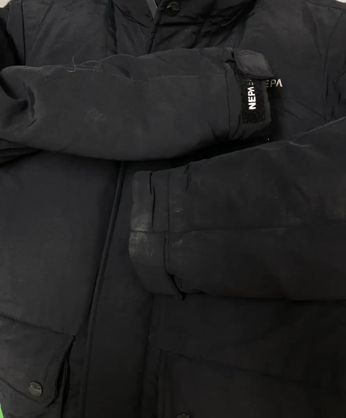 네파 NEPA 블랙 패딩 S 상품이미지7