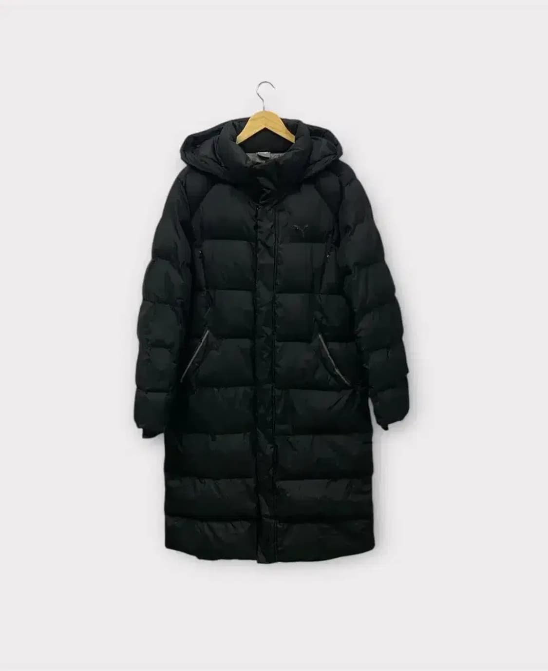 푸마 블랙 롱패딩 L 상품이미지1