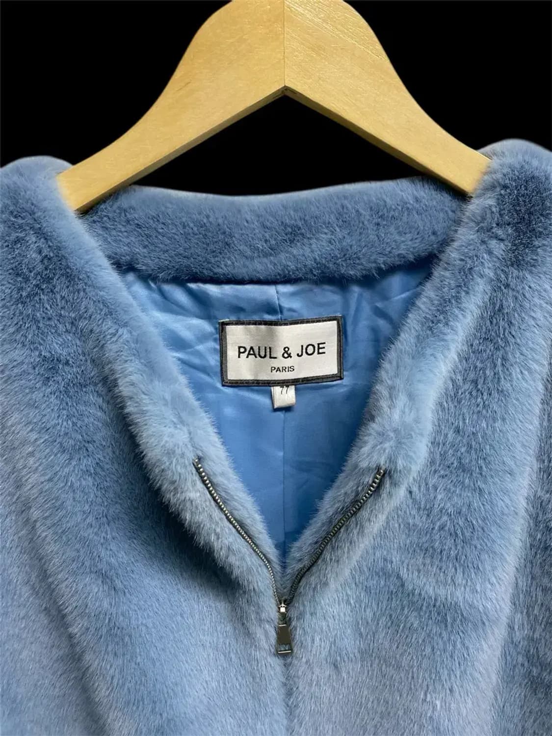 폴앤조 블루 퍼 숏코트 free 상품이미지4