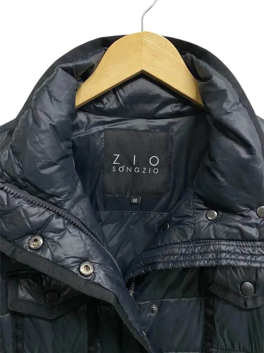 송지오 롱 덕다운 패딩 M 상품이미지4