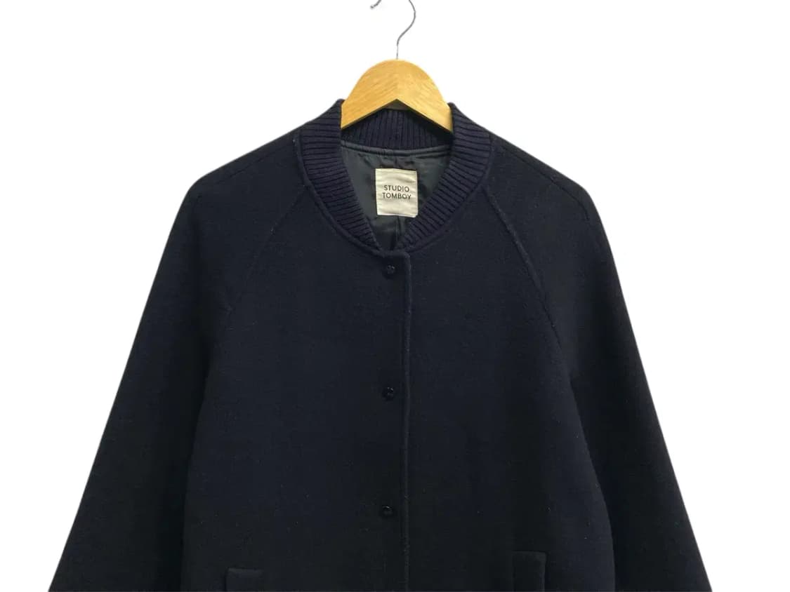 스튜디오 톰보이 울 베이직 롱코트 free 상품이미지2