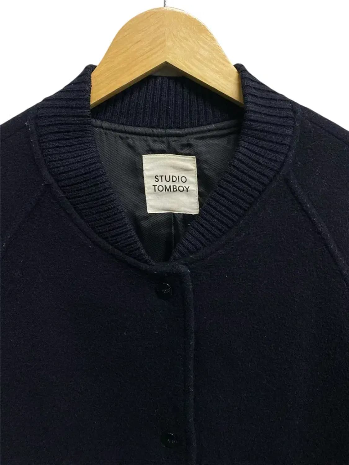 스튜디오 톰보이 울 베이직 롱코트 free 상품이미지4