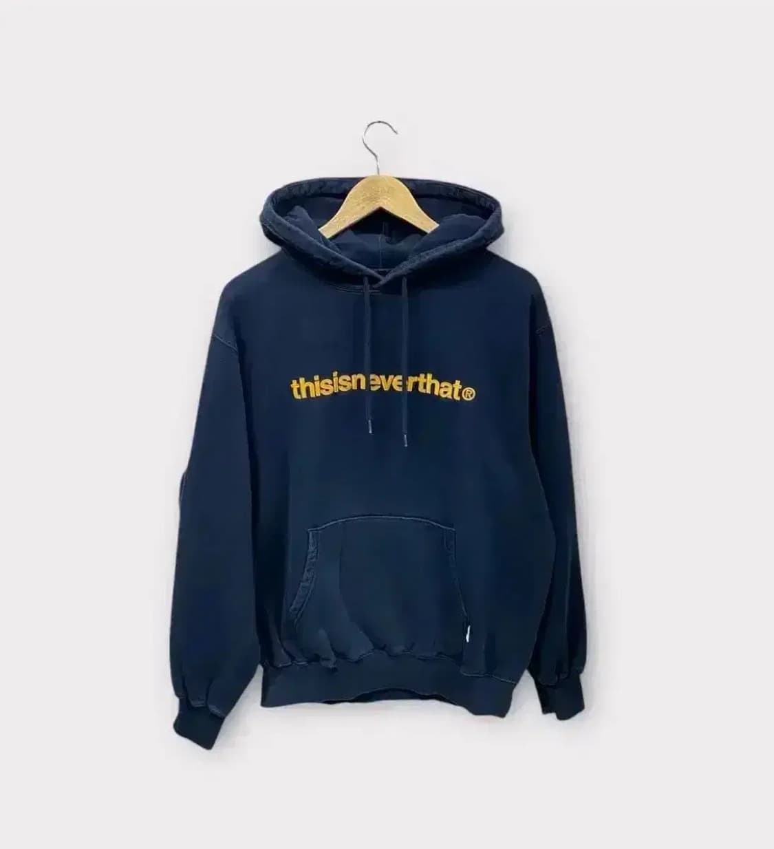 디스이즈네버댓 네이비 기모 후드티 M-L 상품이미지1