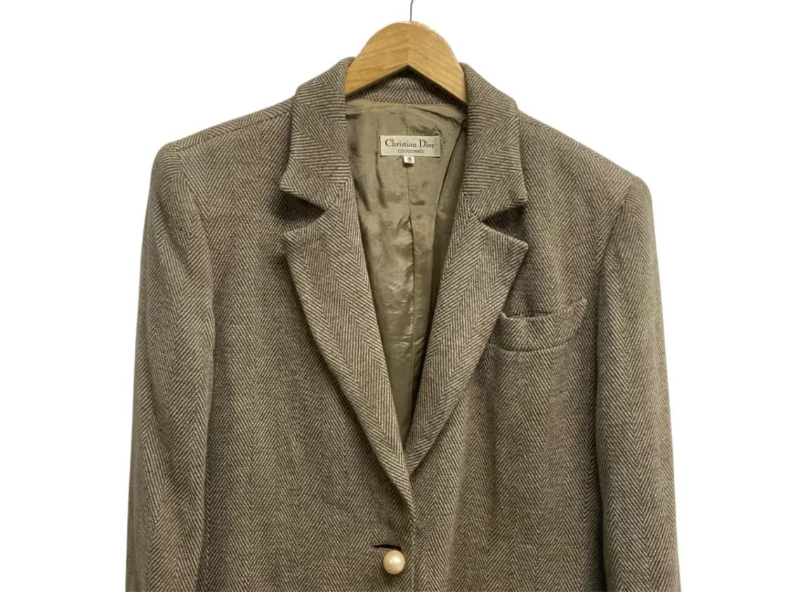 크리스찬디올 헤링본 진주 모직자켓 free 상품이미지2