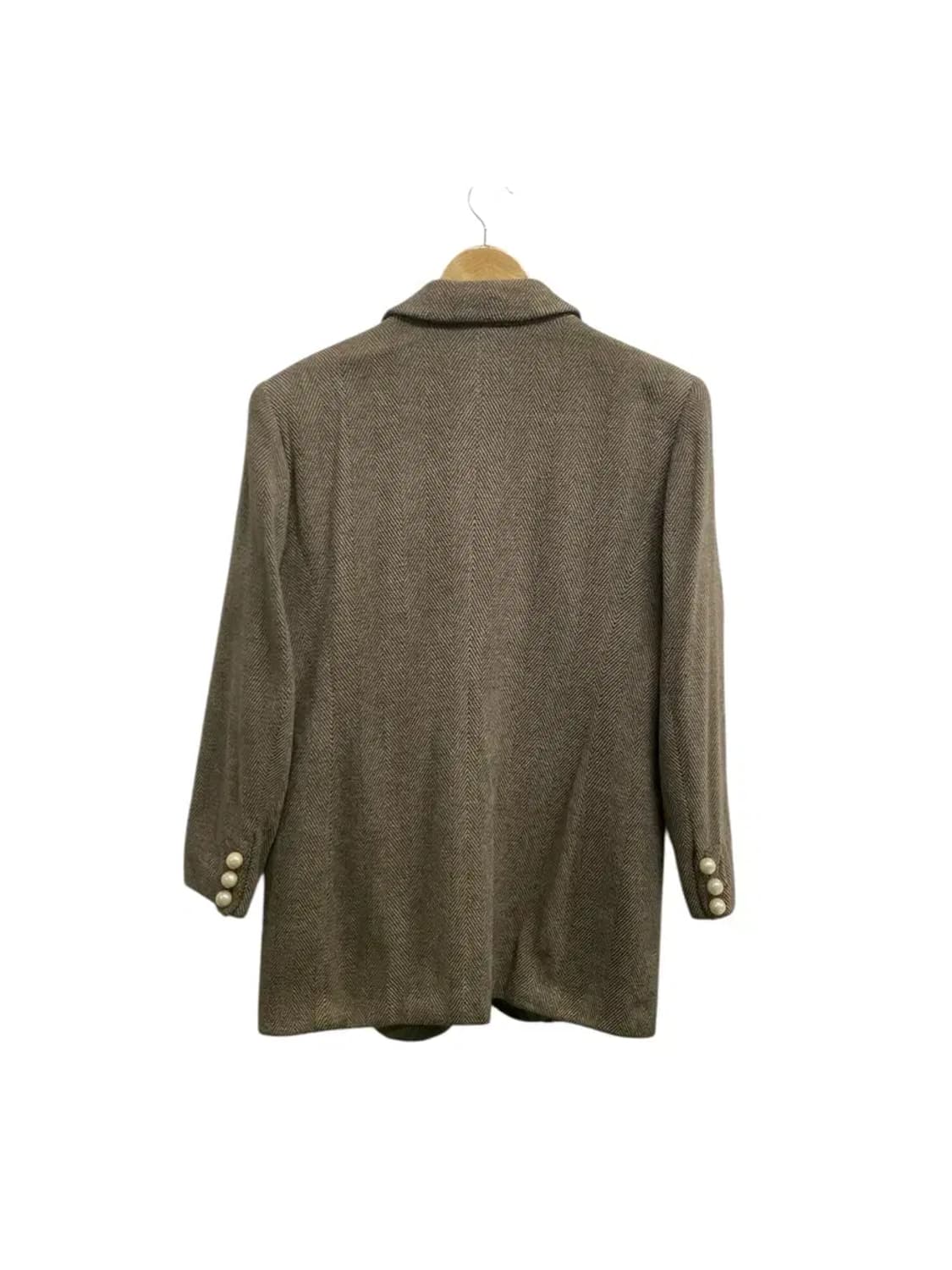 크리스찬디올 헤링본 진주 모직자켓 free 상품이미지3