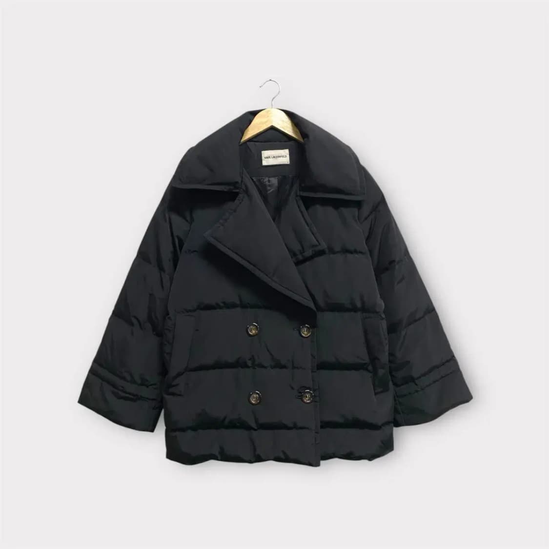 칼라거펠트 아방핏 구스 블랙패딩 free 상품이미지1