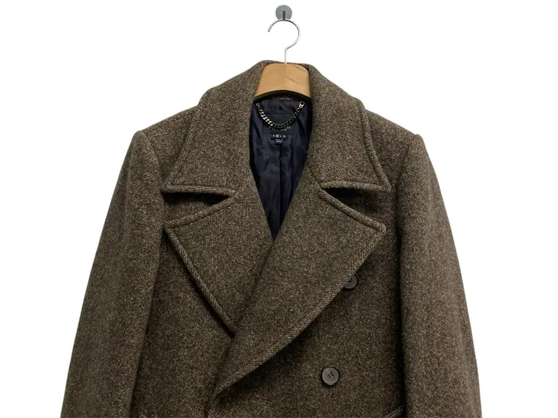 질스튜어트 앙고라함유 브라운 더블 코트 M 상품이미지2