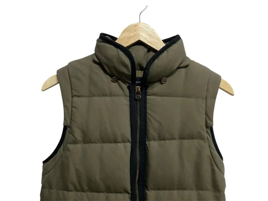 시스템 오리털 패딩 조끼 S 상품이미지2