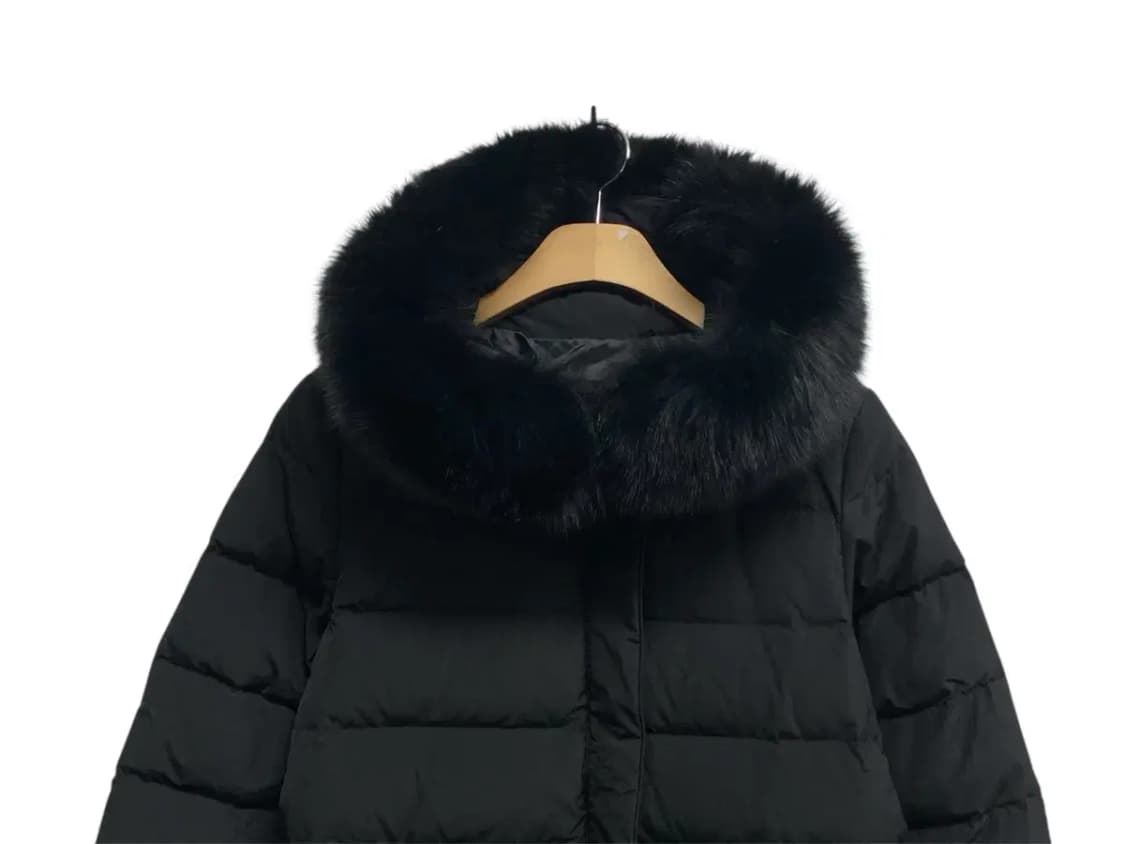 지고트 여성 폭스퍼 덕다운 롱패딩 S 상품이미지2