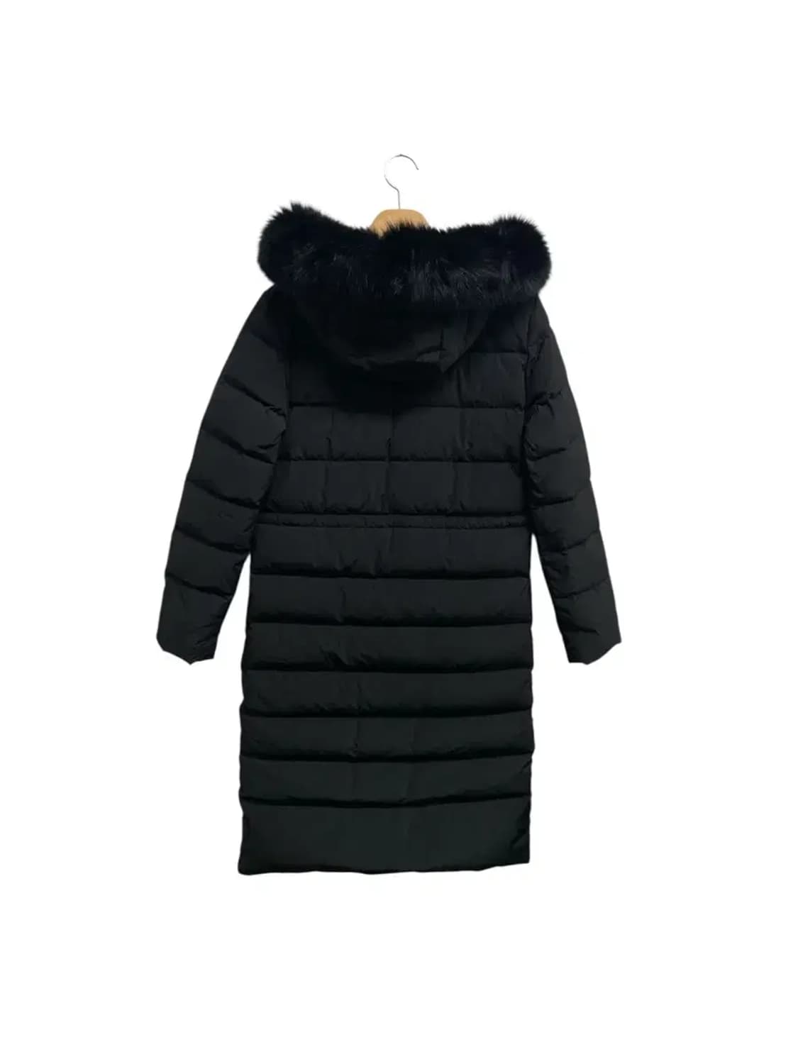 지고트 여성 폭스퍼 덕다운 롱패딩 S 상품이미지3