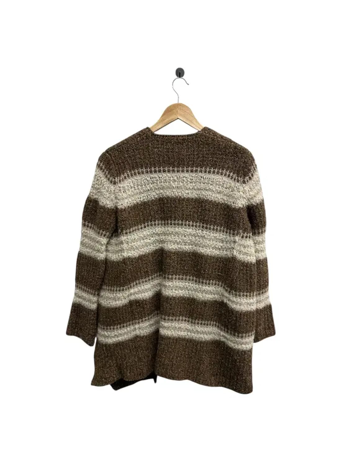 시스템 줄무늬 오픈 울 가디건 Free 상품이미지3