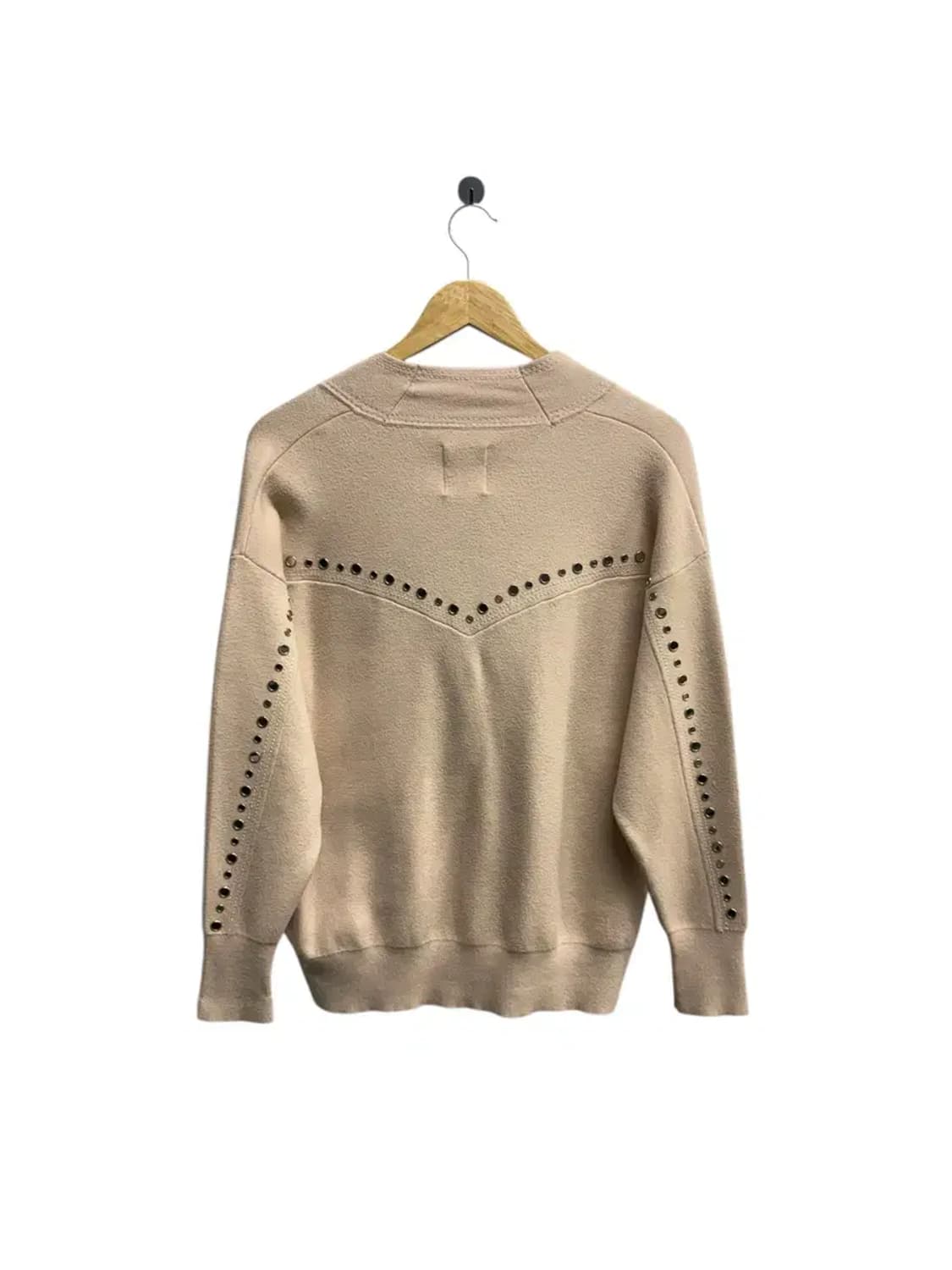 산드로 SANDRO 스터드 포인트 니트 가디건 M 상품이미지4