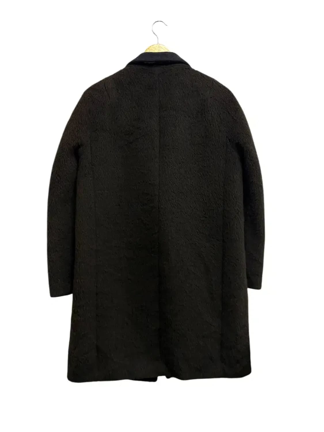 시스템 라마양모 카키 심플코트 M 상품이미지3