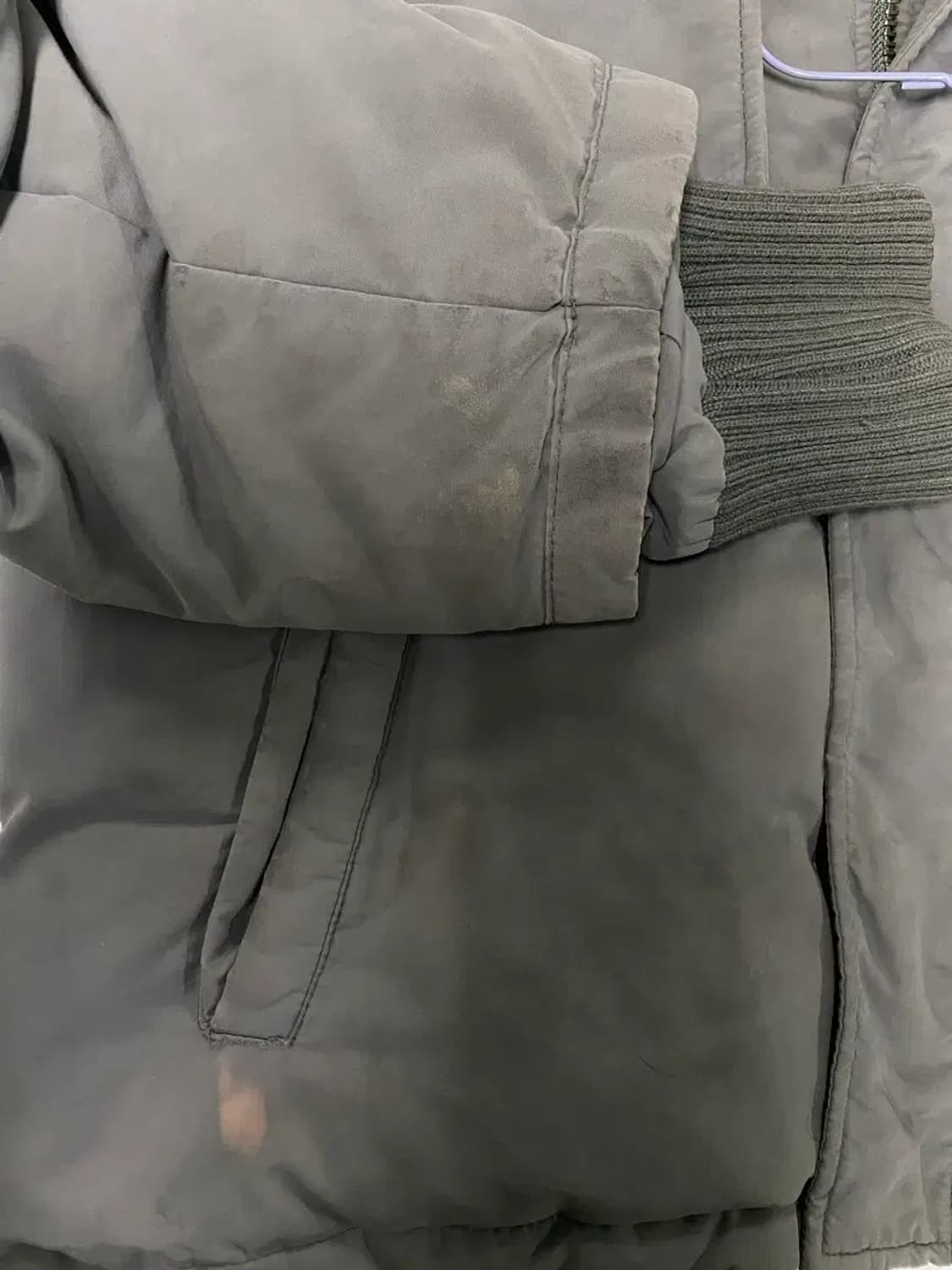 디스퀘어드 라쿤퍼 후드 밀리터리 다운패딩 L 상품이미지10