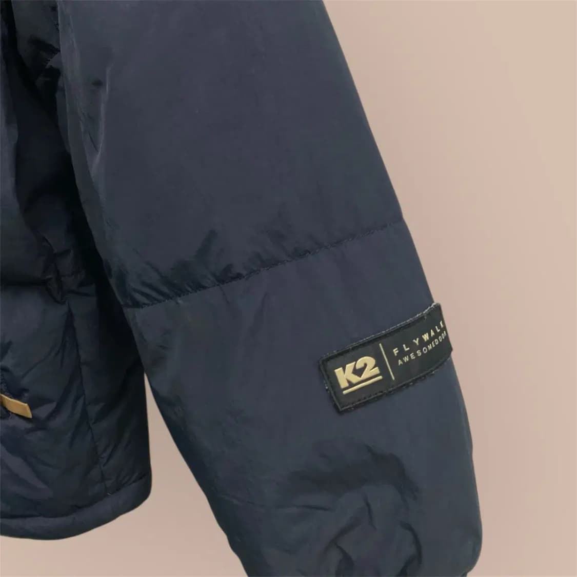 K2 리버시블 뽀글이 구스패딩 L 상품이미지4