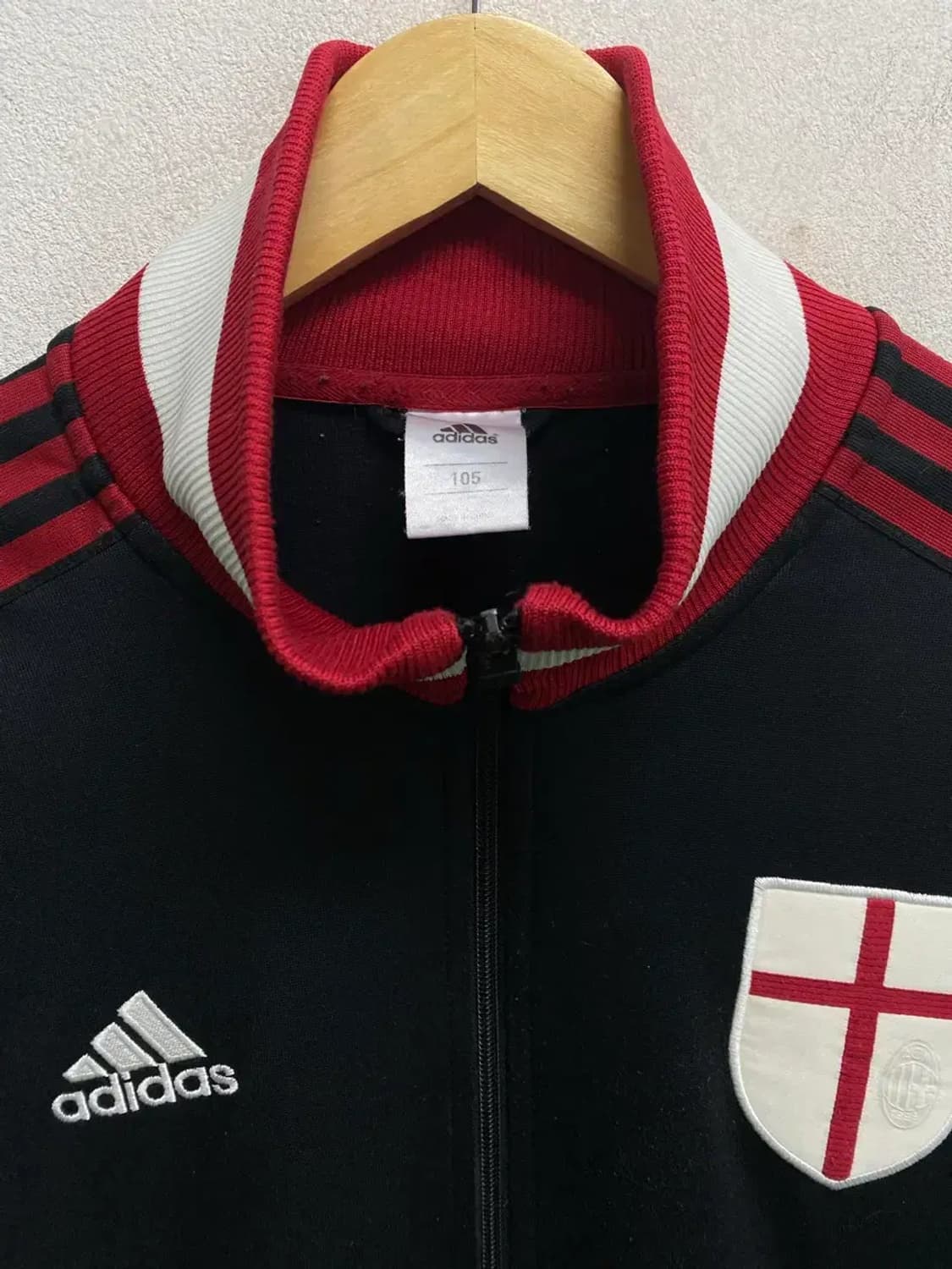 아디다스 AC밀란 트랙탑 져지 블랙 XL 상품이미지4