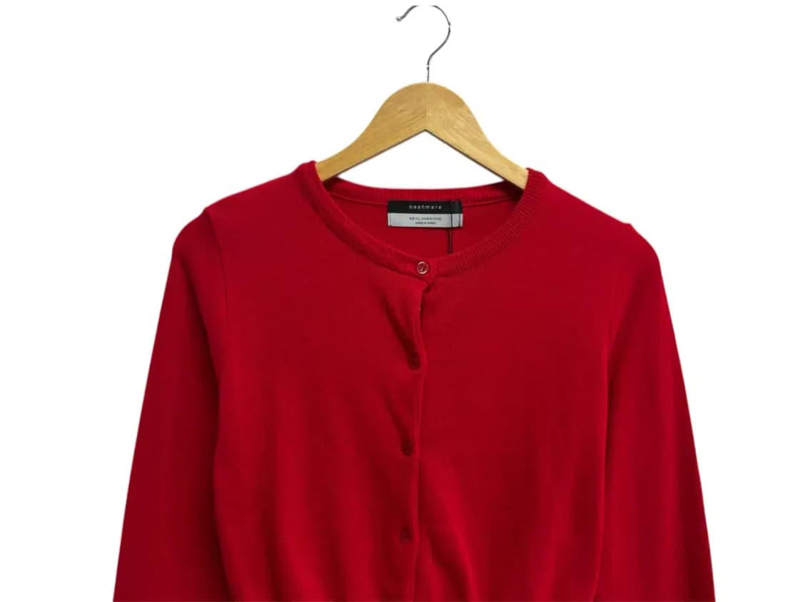 [새상품] 캐시미어 레드 가디건 XS-S 상품이미지2