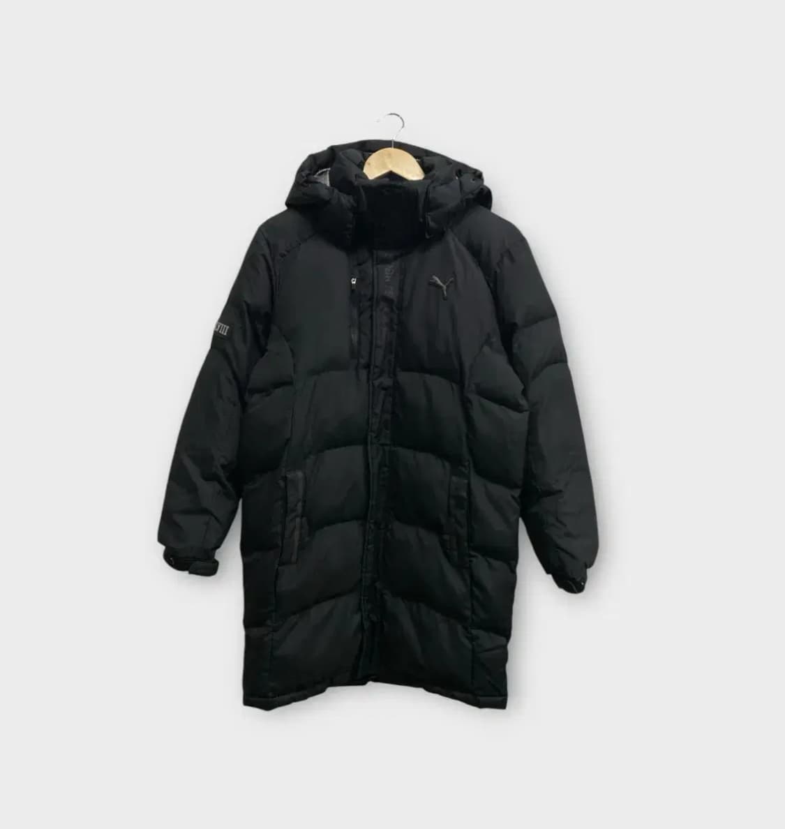 푸마 블랙 롱패딩 S-M 상품이미지1