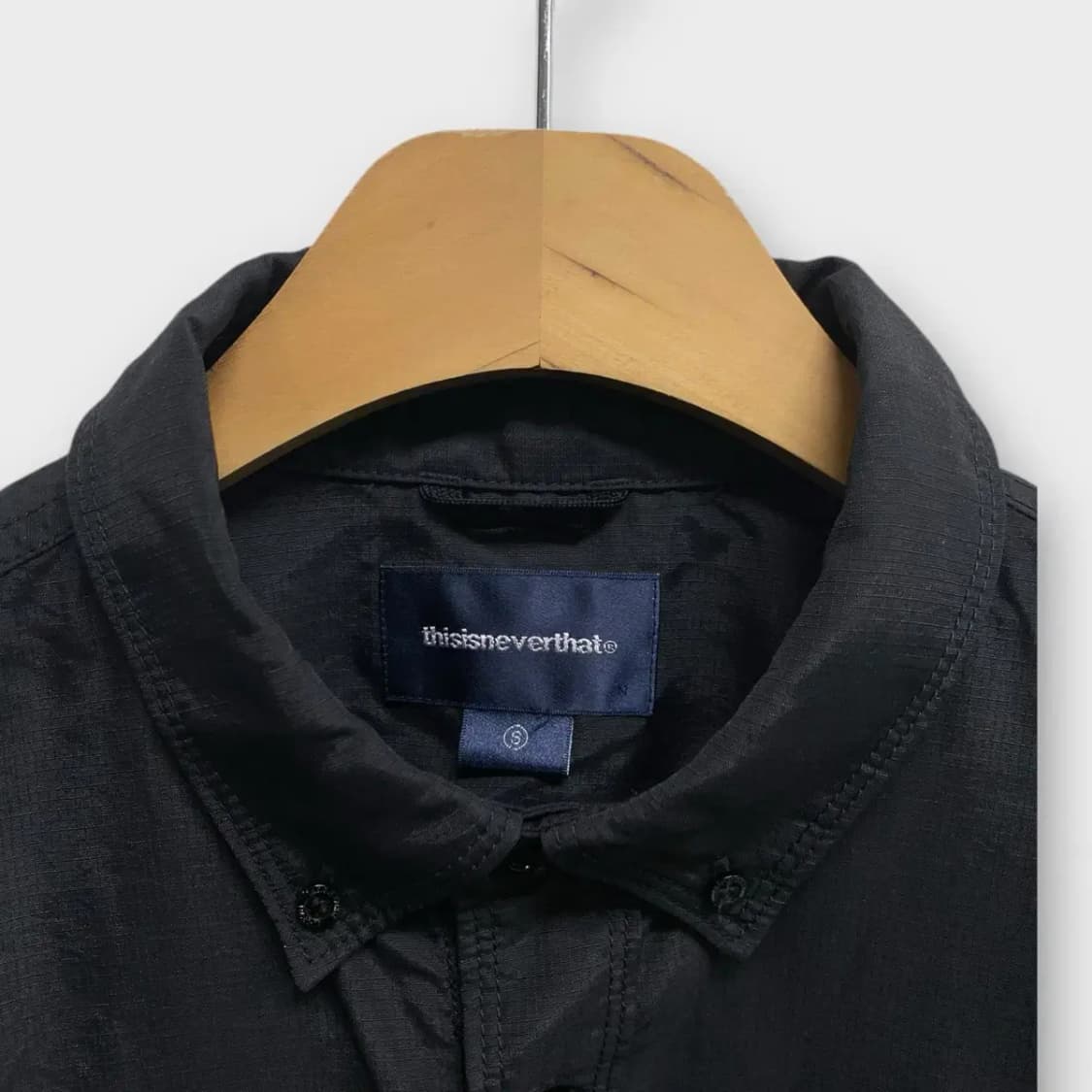 디스이즈네버댓 Fishing Shirt Black S-M 상품이미지5