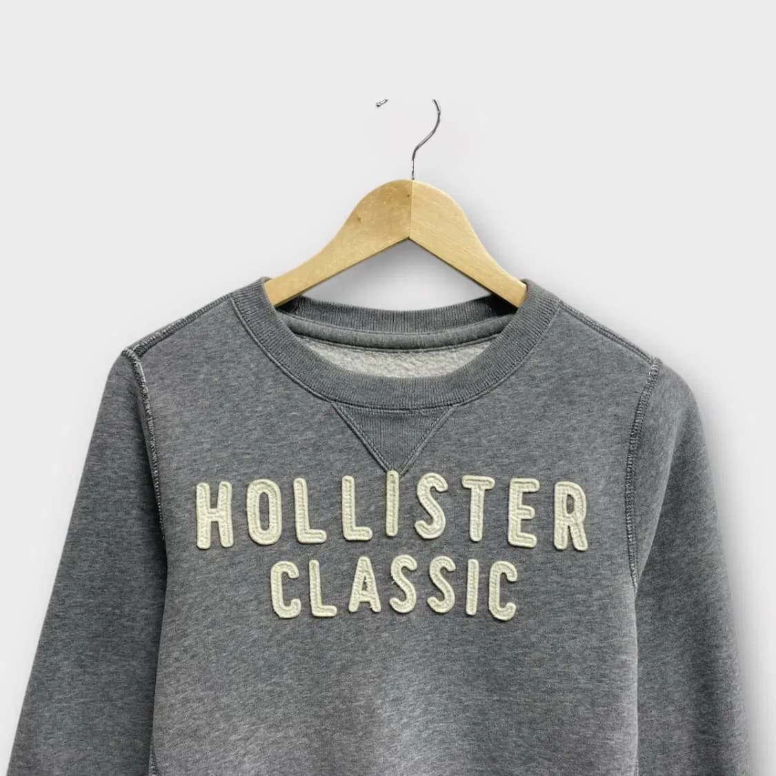 홀리스터 클래식 그레이 맨투맨 S 상품이미지2