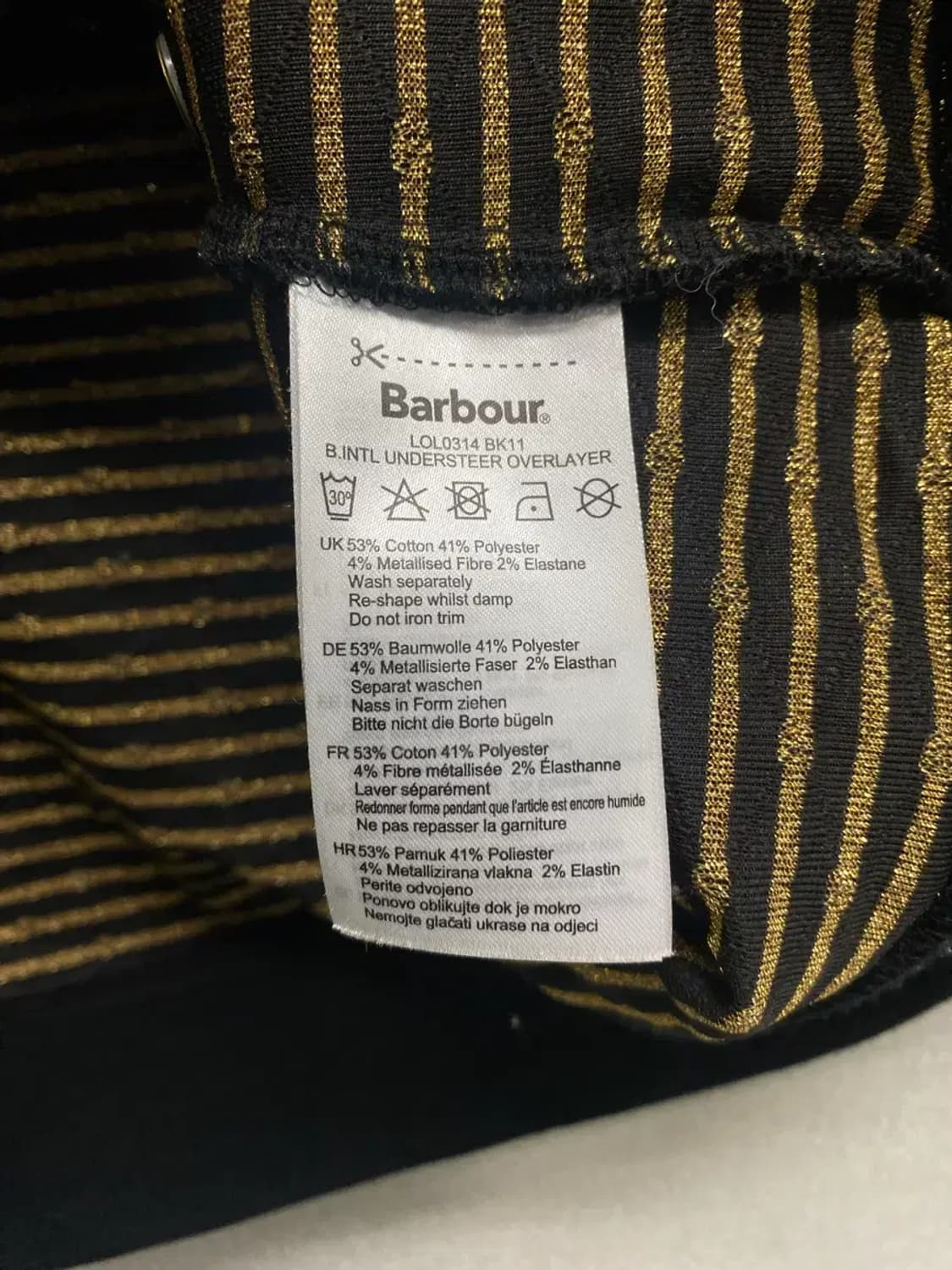 바버 Barbour 퀼팅 봄버 재킷 집업 S 상품이미지7