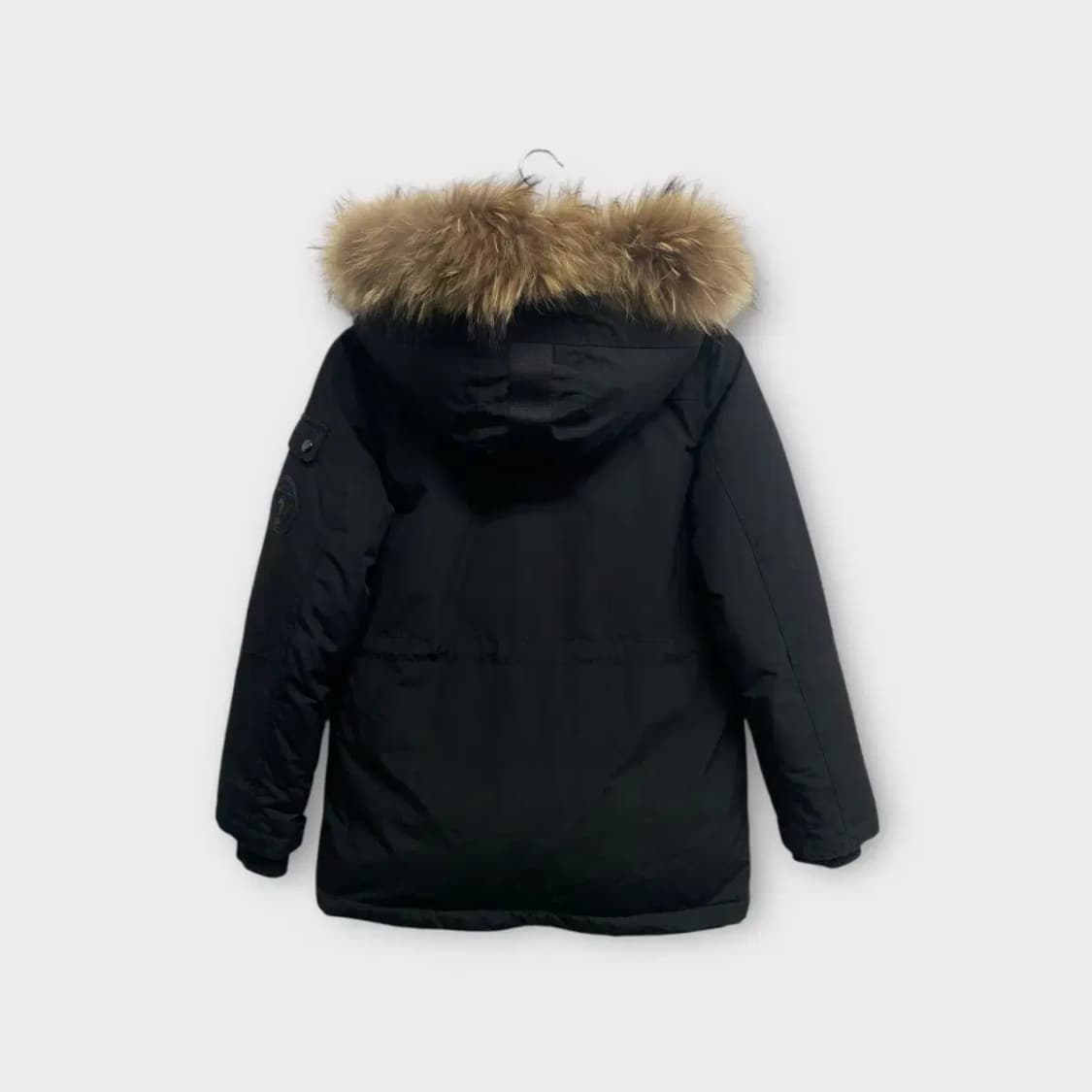 게스 너구리털 덕다운 패딩 XS 상품이미지3