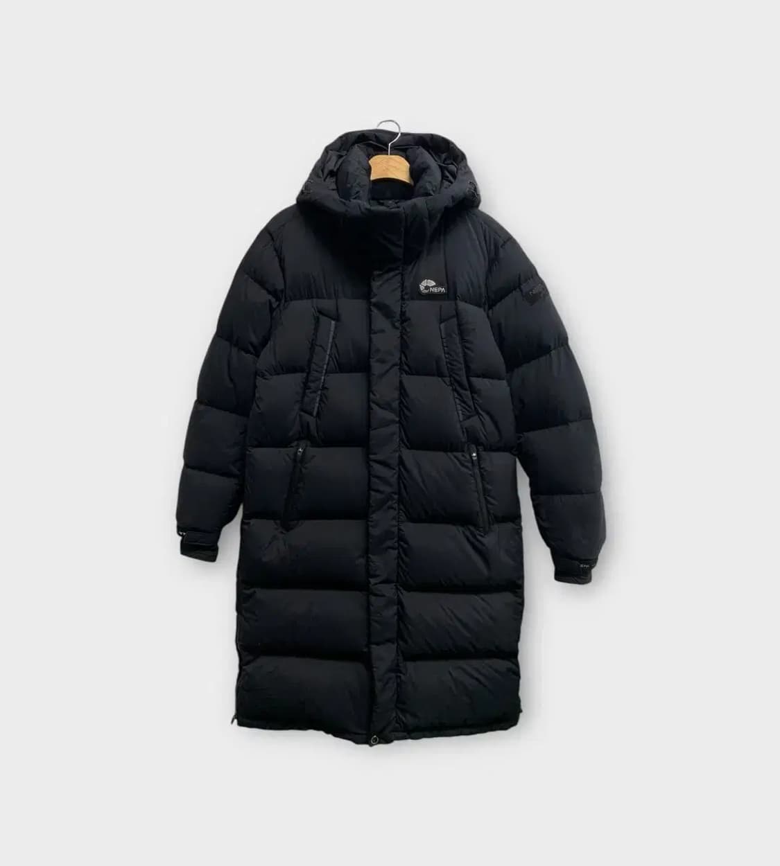 NEPA 네파 블랙 구스다운 롱패딩 L 상품이미지1