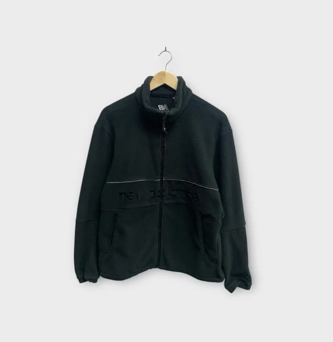 뉴발란스NB. 블랙 후리스 집업 M 상품이미지1